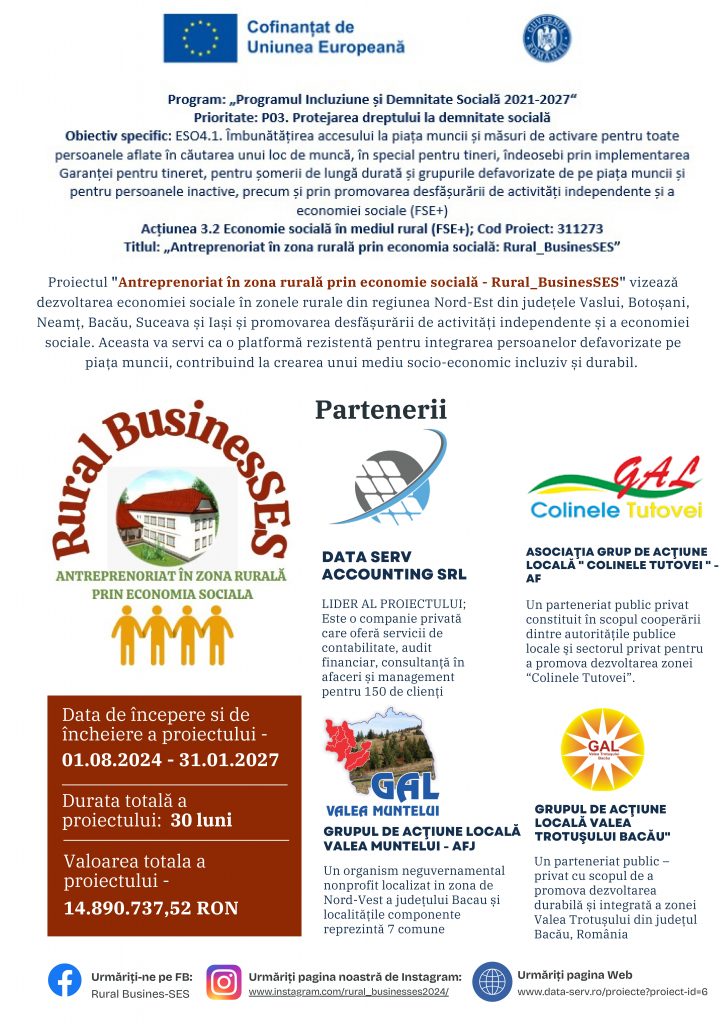 Materiale informative și de promovare
